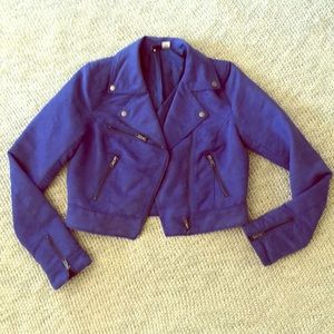 Faux Suede Jacket